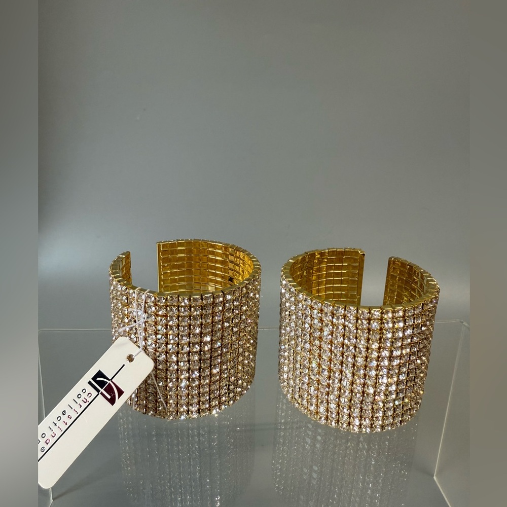 Rhinestone Cuff 2 Bracelet’s - image 3